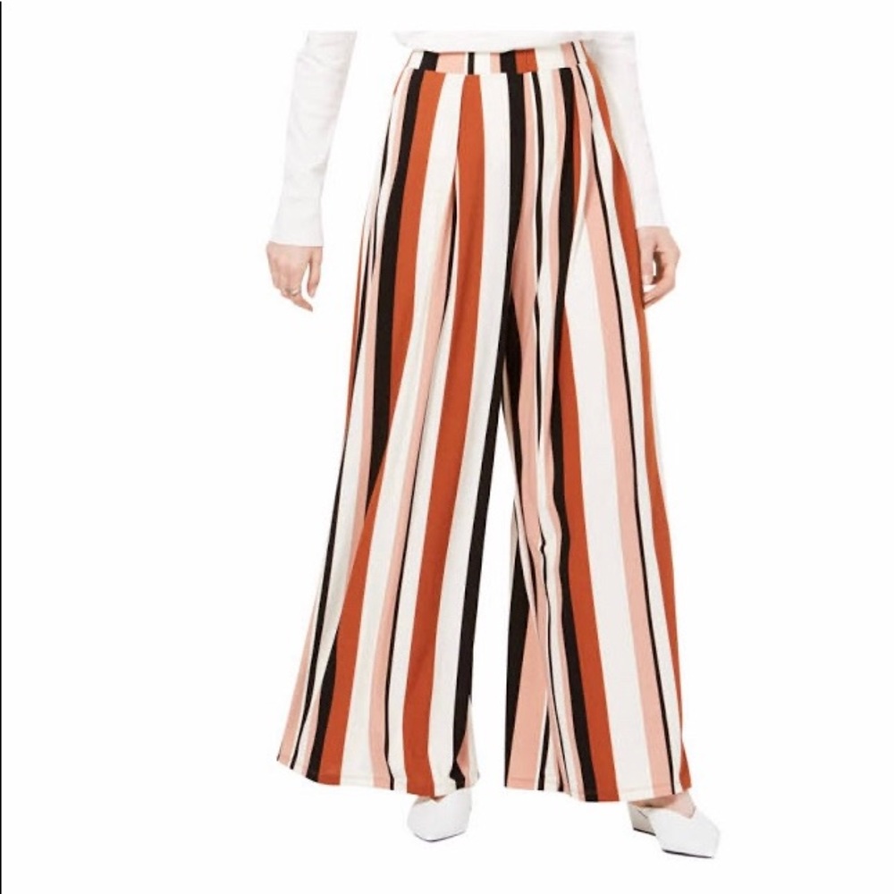 Final Sale Bar111 boho Striped Wide Leg Pants